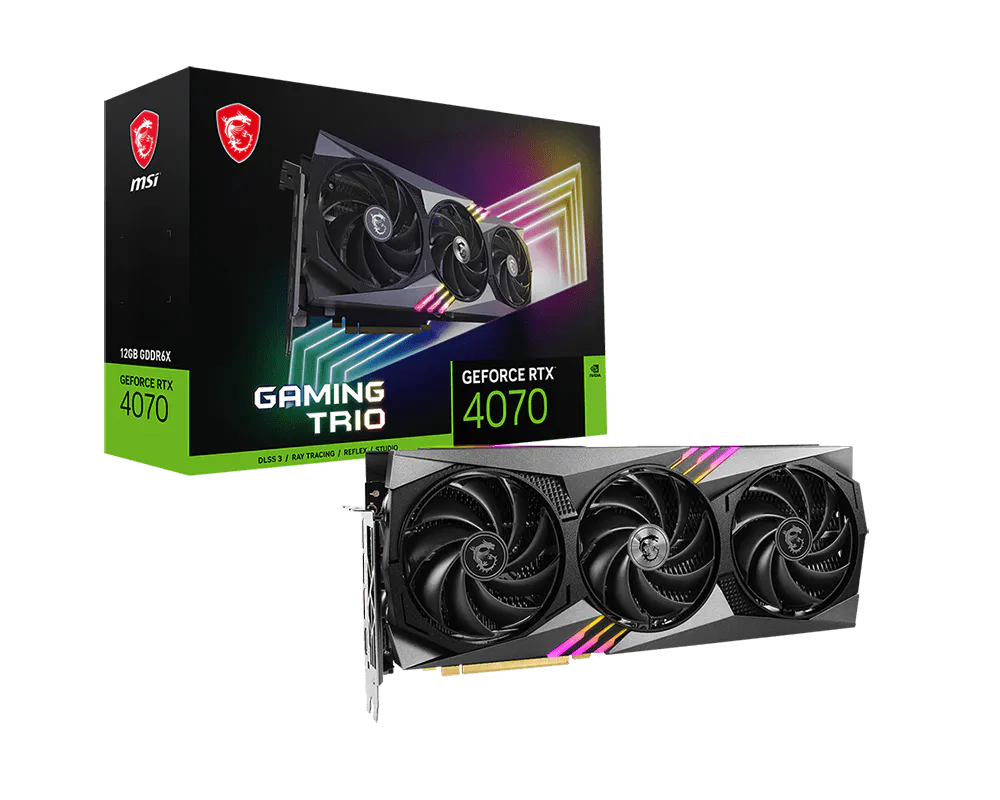MSI GeForce RTX 4070 GAMING TRIO 12G